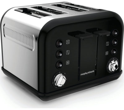 MORPHY RICHARDS  Accents 242031 4-Slice Toaster - Black